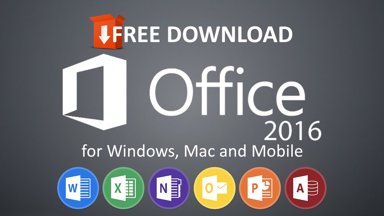 Office 2016 for mac trial download windows 10